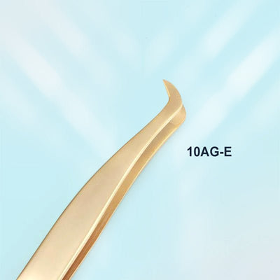 10A Gold E Style Volume Tweezers For Eyelash Extension - DreamFlowerLashes®