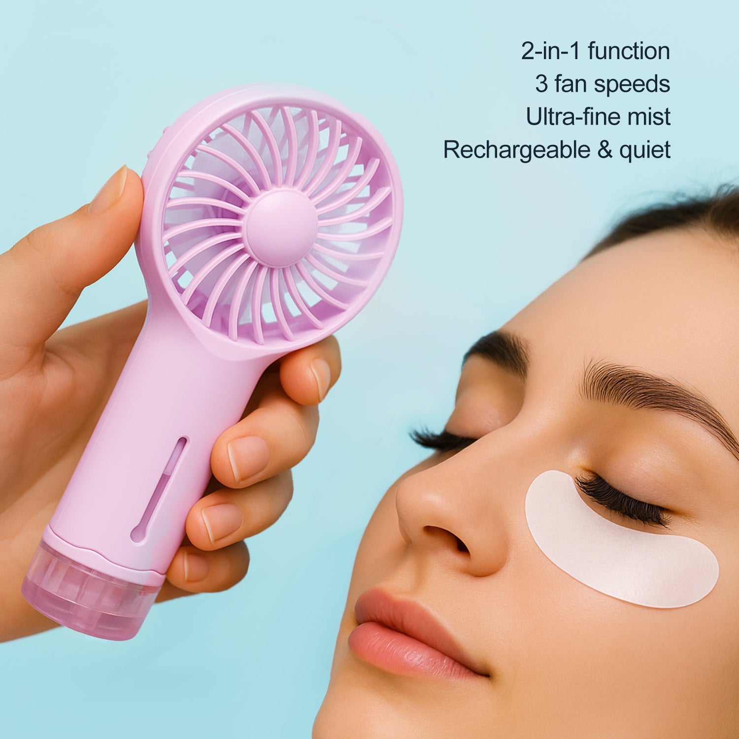 2 - in - 1 Lash Fan + Nano Mister - DreamFlowerLashes®