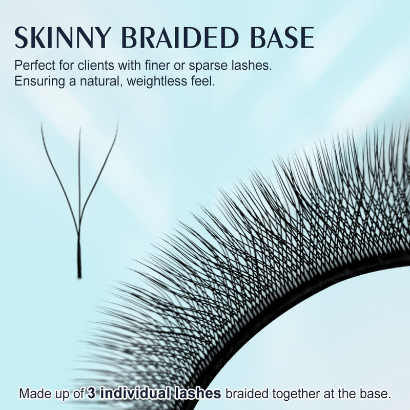 3D Clover Lashes W Shape Eyelash Extension - DreamFlowerLashes®