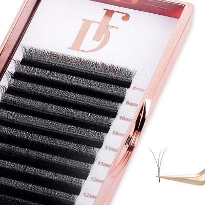 3D Clover Lashes W Shape Eyelash Extension - DreamFlowerLashes®