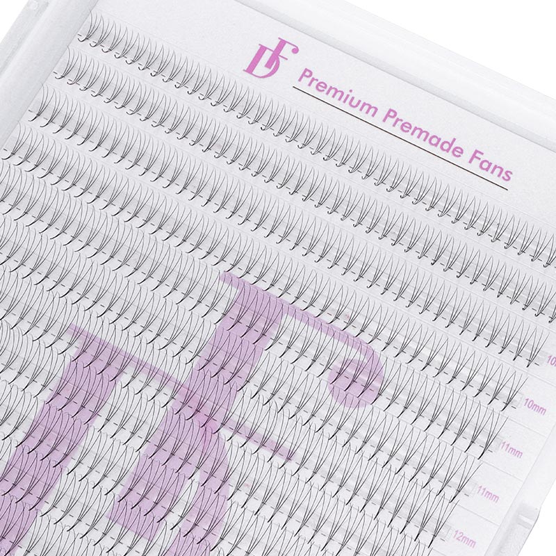 3D Large Tray 352 Fans 0.07mm Pointy Base Premade Volume Fans - DreamFlowerLashes®