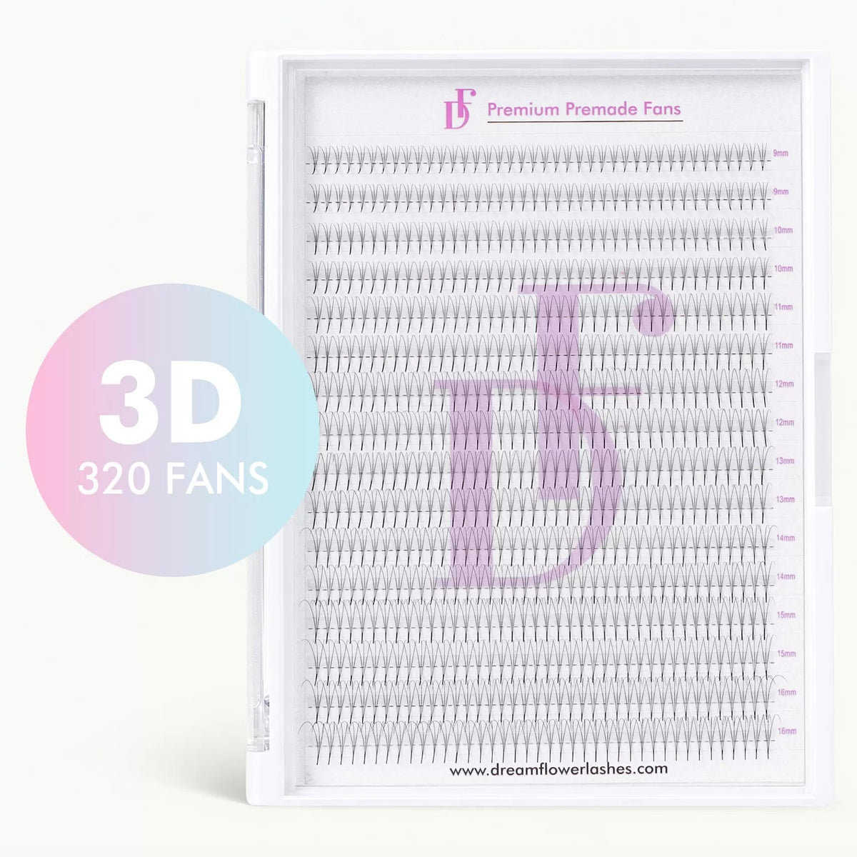 3D Pointy Base Premade Volume Fans 0.07mm - DreamFlowerLashes®