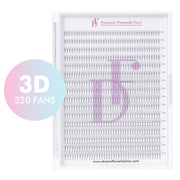 3D Pointy Base Premade Volume Fans 0.07mm - DreamFlowerLashes®