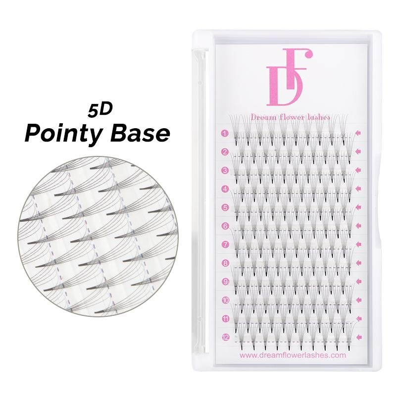 5D Pointy Base 0.07mm Premade Volume Fans - DreamFlowerLashes®