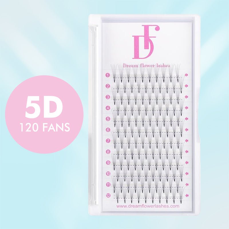 5D Pointy Base 0.07mm Premade Volume Fans - DreamFlowerLashes®