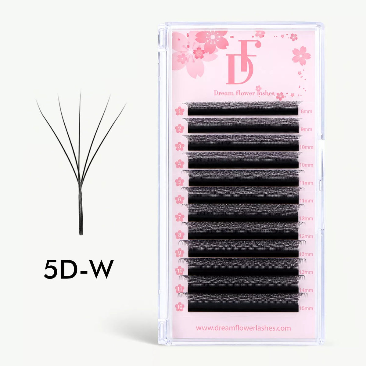 5D W-Shape Eyelash Extensions - DreamFlowerLashes®