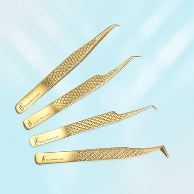 90 Degree Mega Volume Tweezers For Eyelash Extension - DreamFlowerLashes®