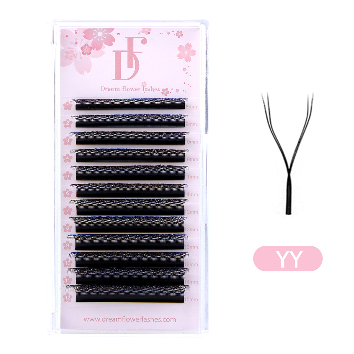 YY Lash Extensions 0.07mm - DreamFlowerLashes®
