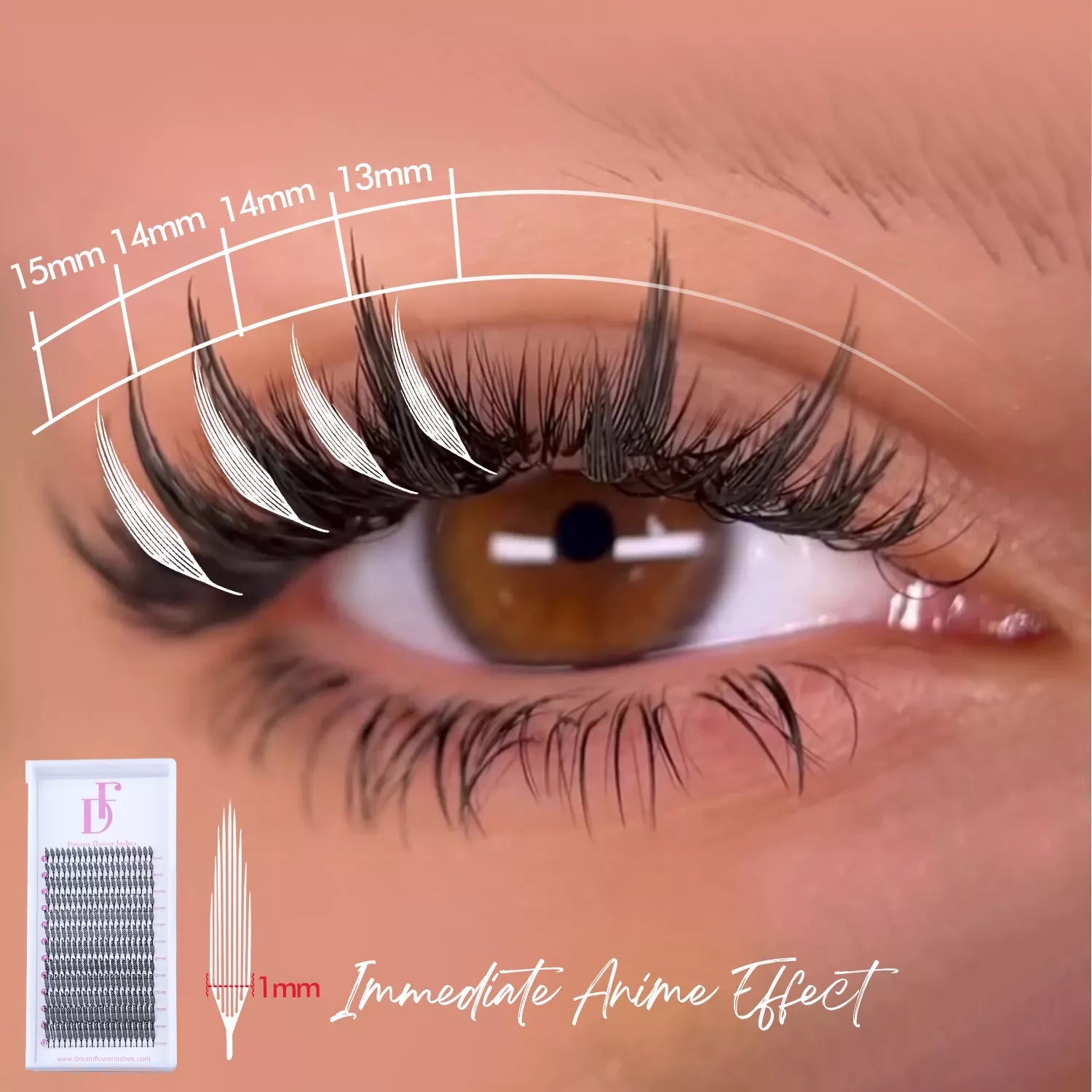 Anime Feather Spike Lashes - DreamFlowerLashes®