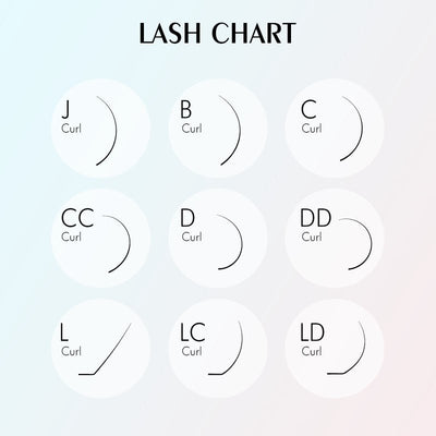 B/J Curl Cashmere Volume Lashes Regular Individual Lash Extensions - DreamFlowerLashes®