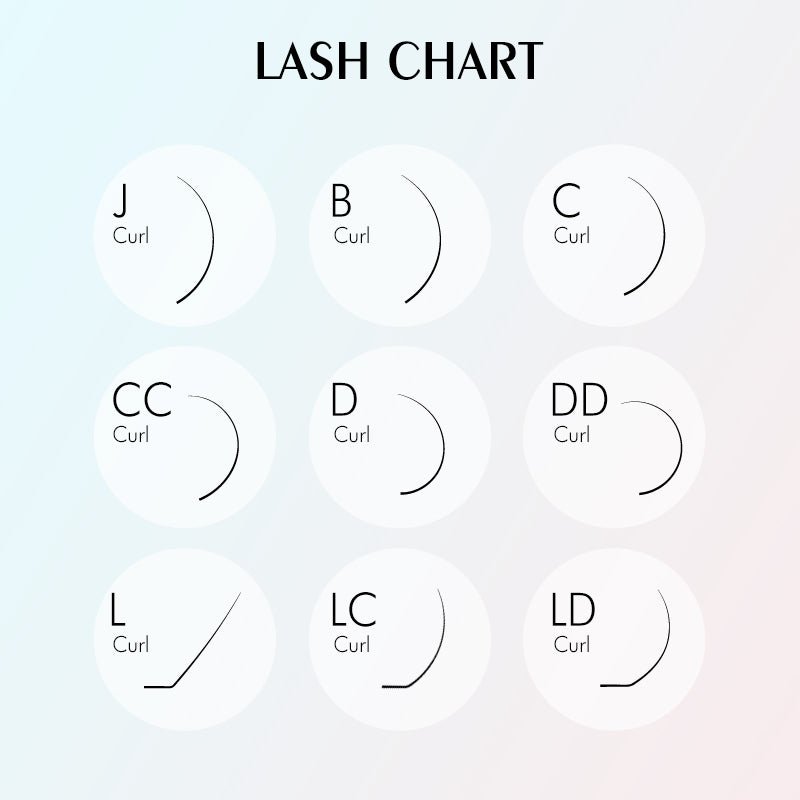 B/J Curl Cashmere Volume Lashes Regular Individual Lash Extensions - DreamFlowerLashes®