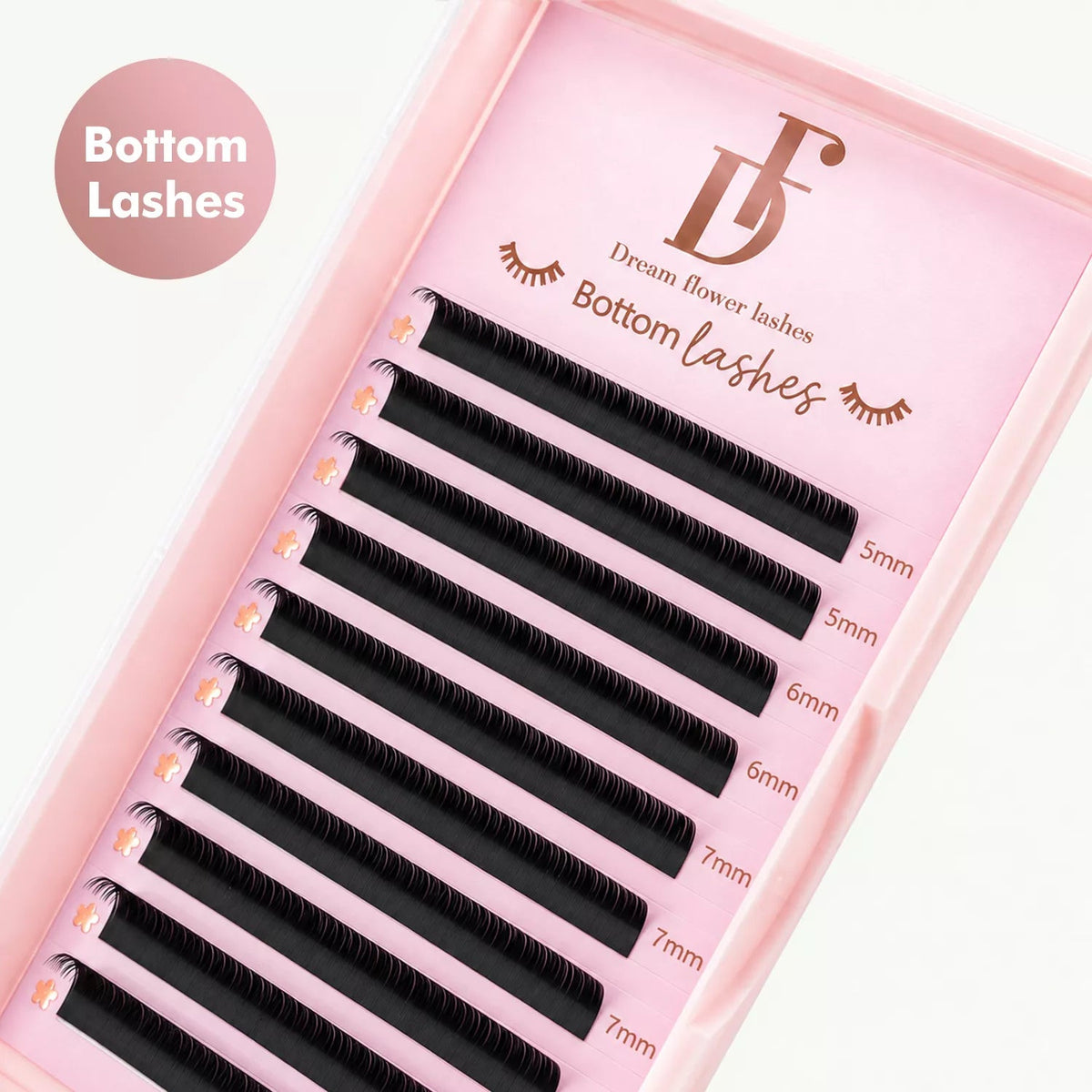 Bottom Lash Extensions 5-7mm - DreamFlowerLashes®