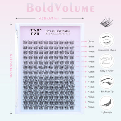 Buy 1 Get 1 FREE! Bold Volume DIY Lash Extensions - DreamFlowerLashes®