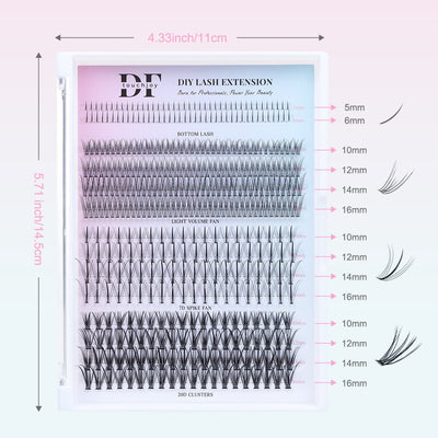 Buy 1 Get 1 FREE! Devil DIY Lash Extensions - DreamFlowerLashes®