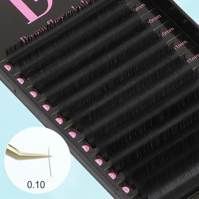 Classic Eyelash Extension 0.10mm Mixed Length - DreamFlowerLashes®