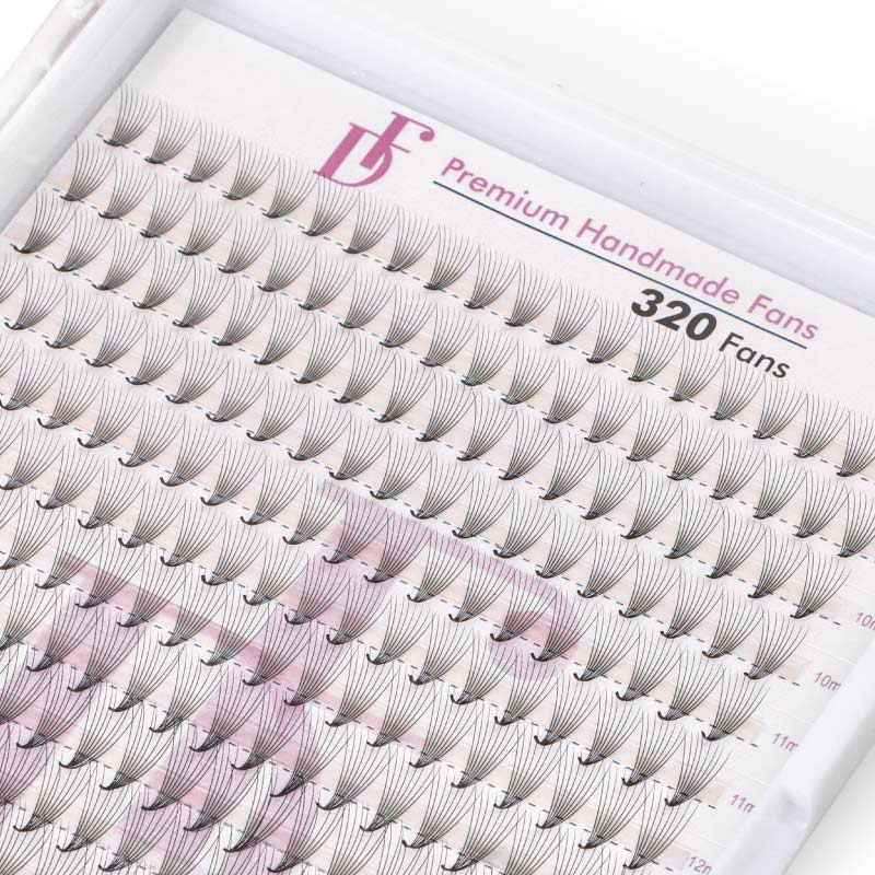 CLEARANCE 8D Large Tray 320 Fans 0.05mm Pointy Base Premade Volume Fans - DreamFlowerLashes®