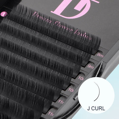 CLEARANCE - J CURL Classic Eyelash Extension Mixed Length 8 - 15mm - DreamFlowerLashes®