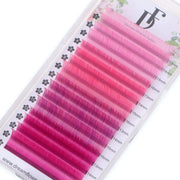 Colored Individual Eyelash Extensions 0.05mm Pink Volume Lashes - DreamFlowerLashes®