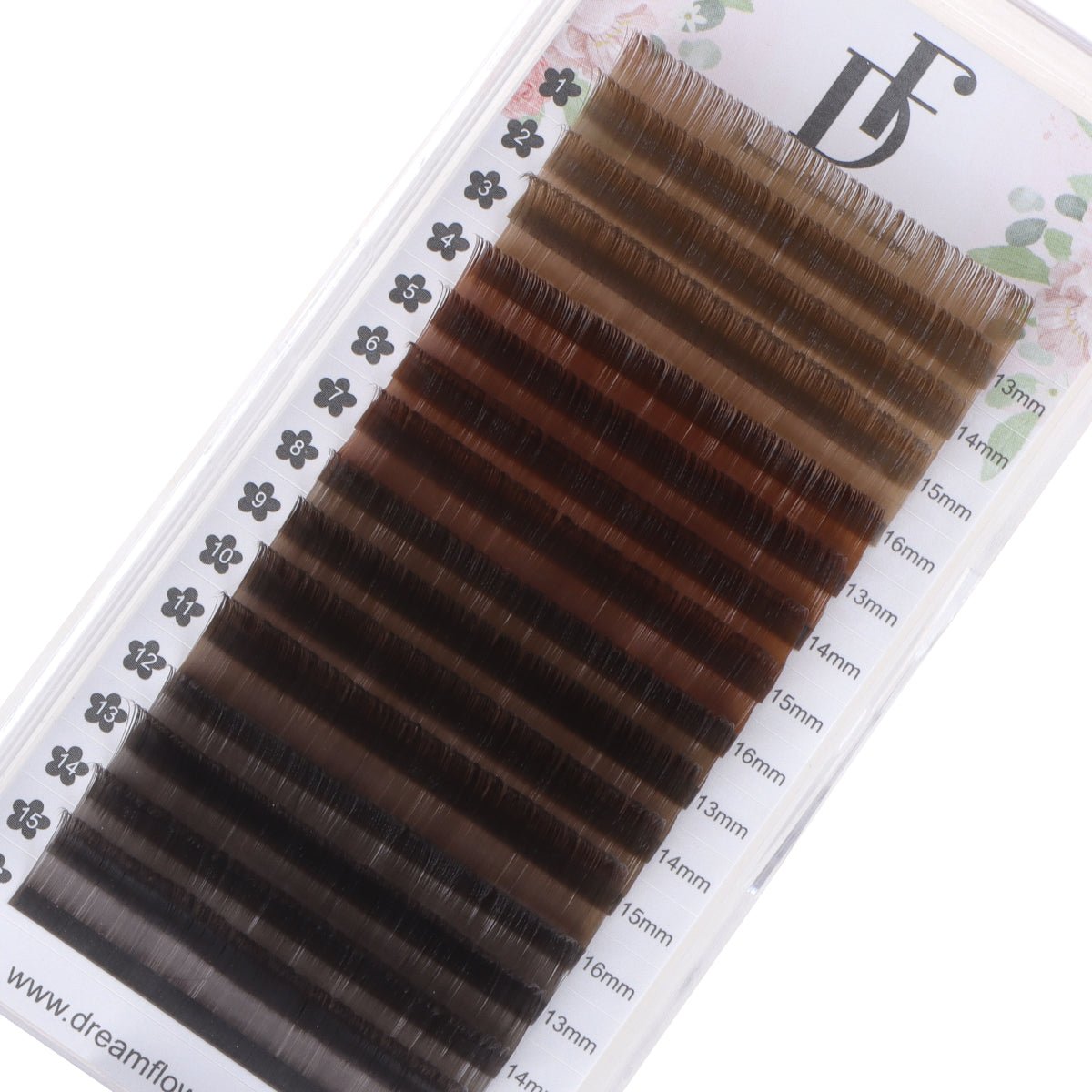 Colored Individual Eyelash Extensions 0.05mm Volume Lashes |FOR U.S. ONLY - DreamFlowerLashes®