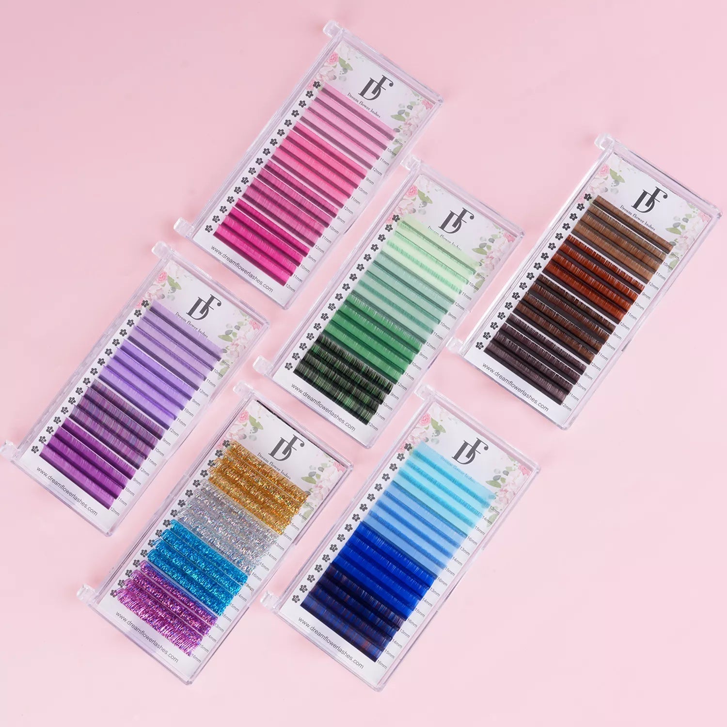 Colored Individual Eyelash Extensions 0.05mm Volume Lashes |FOR U.S. ONLY - DreamFlowerLashes®