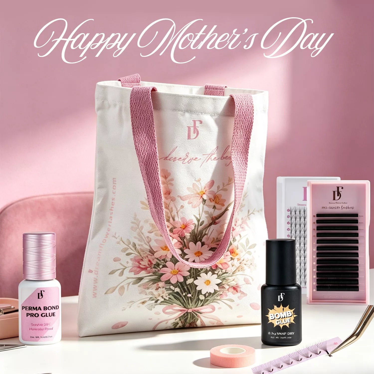 DF Eco Tote Bag - DreamFlowerLashes®