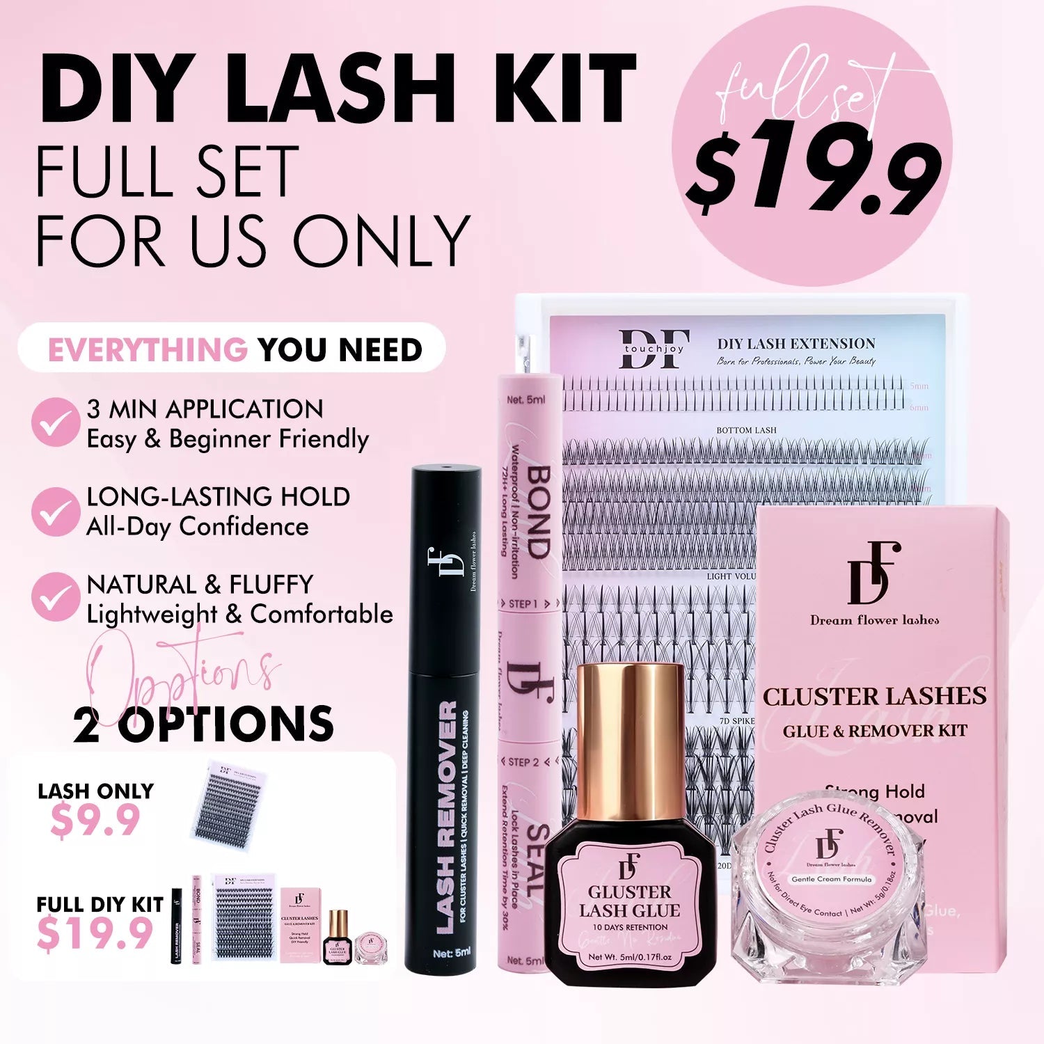 DIY Lash Clusters | Devil 7D/20D (For U.S. Customers Only) - DreamFlowerLashes®
