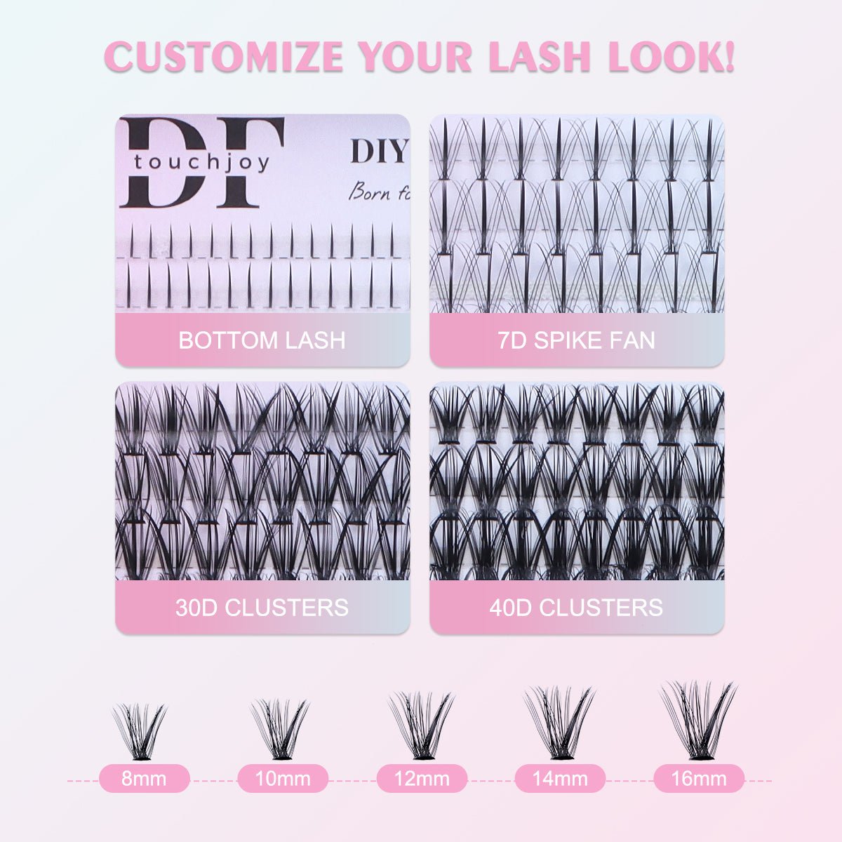 DIY Lash Clusters Kit | ICON 7D/30D/40D (Only for U.S. Customers) - DreamFlowerLashes®