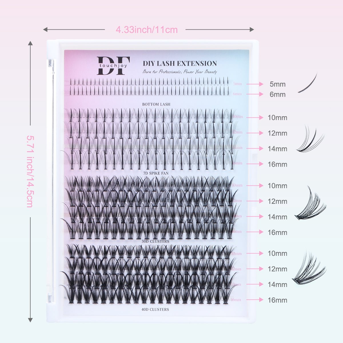 DIY Lash Clusters Kit | ICON 7D/30D/40D (Only for U.S. Customers) - DreamFlowerLashes®