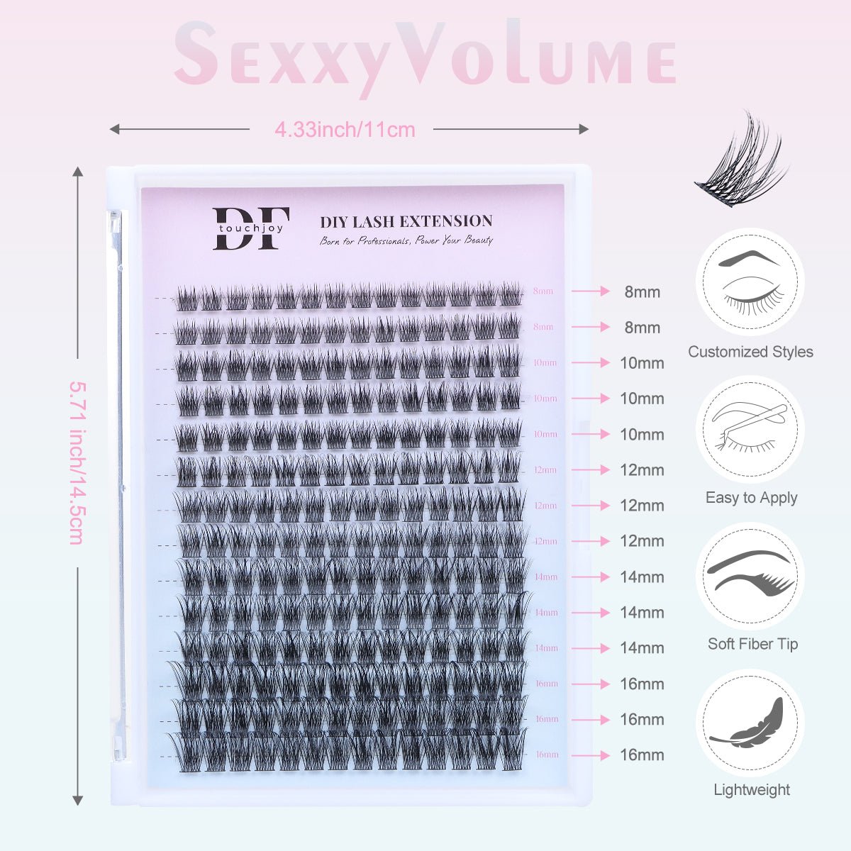 DIY Lash Clusters Kit | Sexy Volume - DreamFlowerLashes®