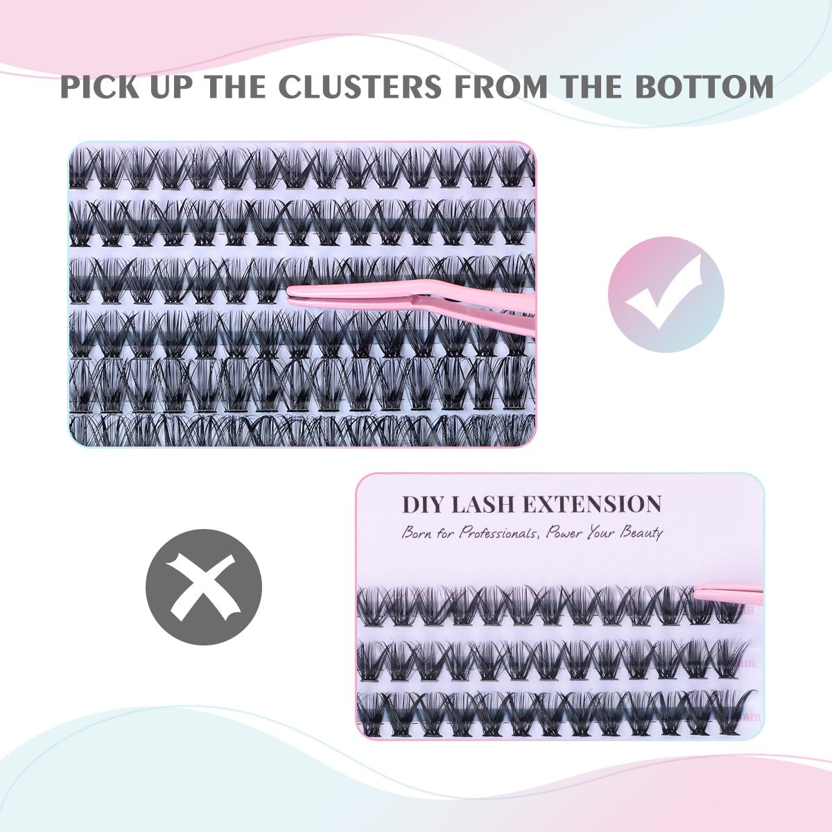 DIY Lash Clusters Kit | Slay 40D Mega Volume (For U.S. Customers Only) - DreamFlowerLashes®