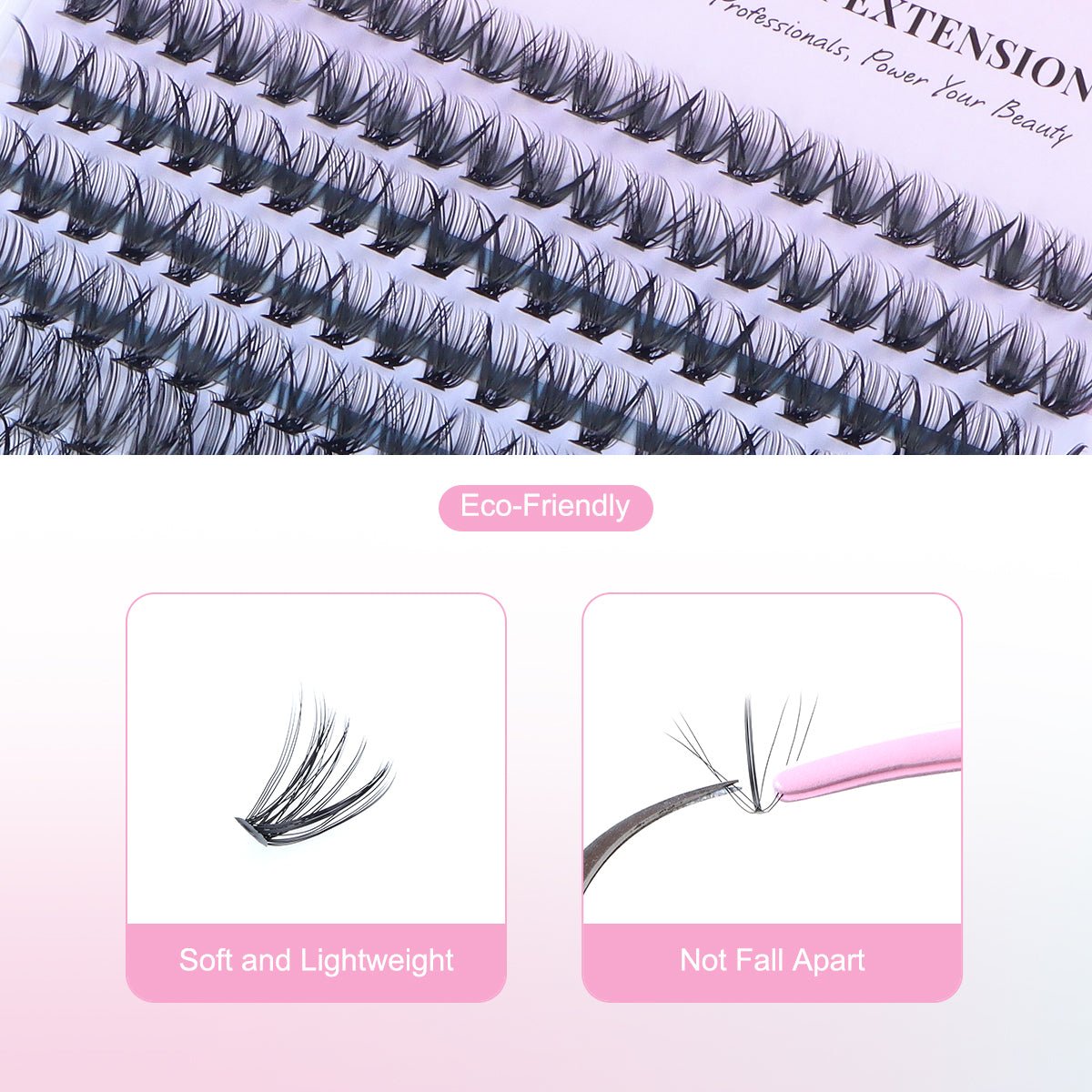DIY Lash Clusters Kit | Slay 40D Mega Volume (For U.S. Customers Only) - DreamFlowerLashes®