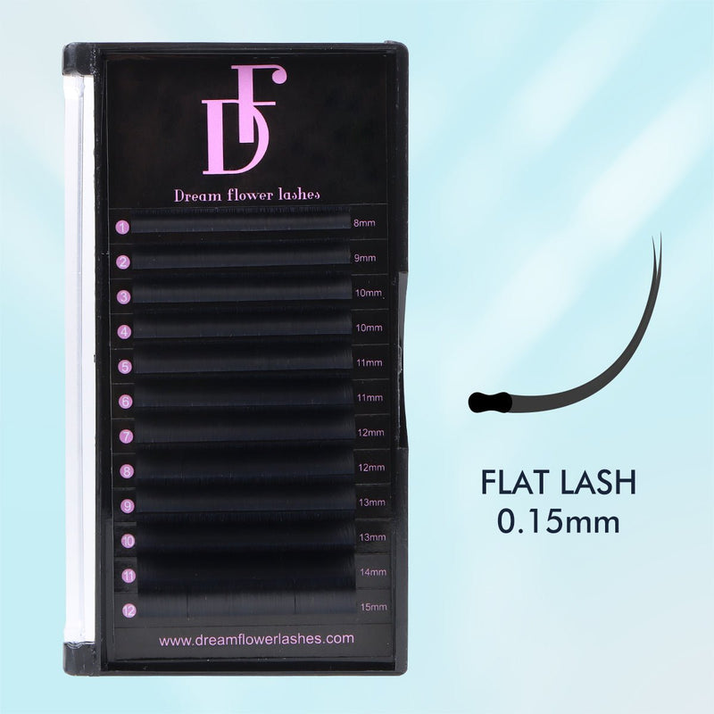 Ellipse Cashmere Flat Lashes 0.15mm - DreamFlowerLashes®