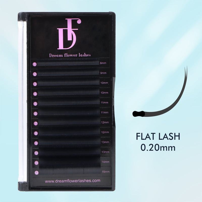 Ellipse Cashmere Flat Lashes 0.20mm - DreamFlowerLashes®