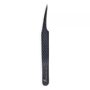 Fiber Tip Lash Tweezers Dolphin Black Coated Tweezers | For U.S. Only - DreamFlowerLashes®