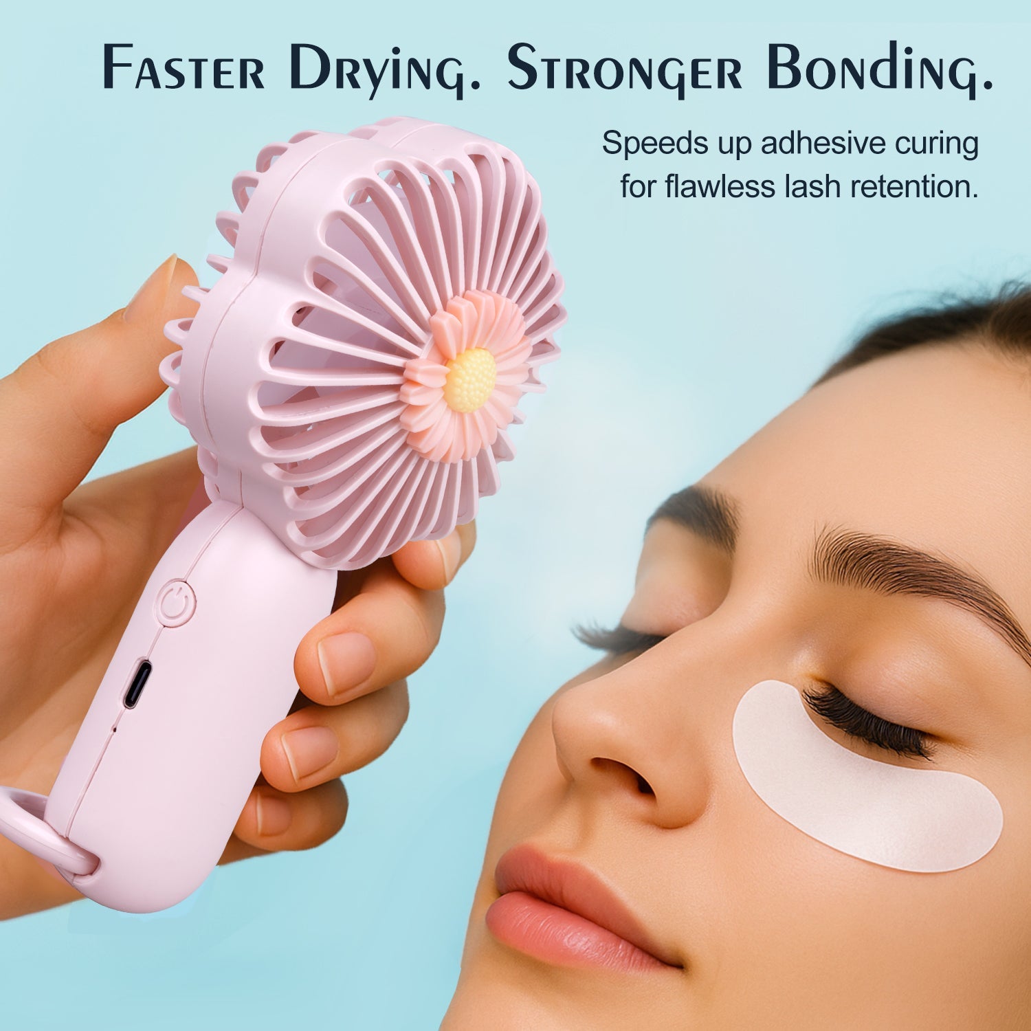 Floral Mini Lash Fan USB - DreamFlowerLashes®