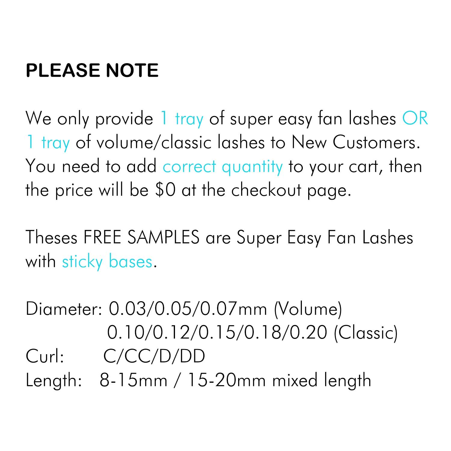 Free Samples for NEW Customers - Super Easy Fan Lashes (ONE TRAY FOR FREE ONLY) - DreamFlowerLashes®