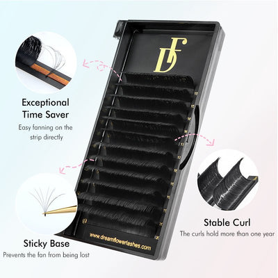 Free Samples for New Customers - Super Easy Fan Lashes (ONLY 1 TRAY) - DreamFlowerLashes®