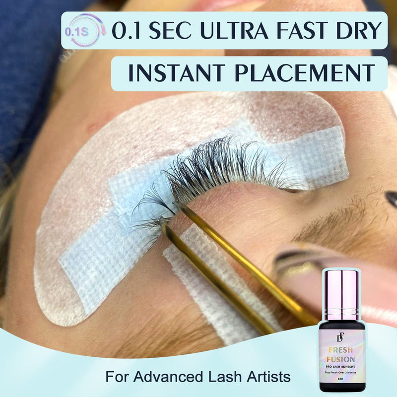 Fresh Fusion Lash Adhesive 0.1s Ultra Fast Drying Glue for Lash Extensions - DreamFlowerLashes®