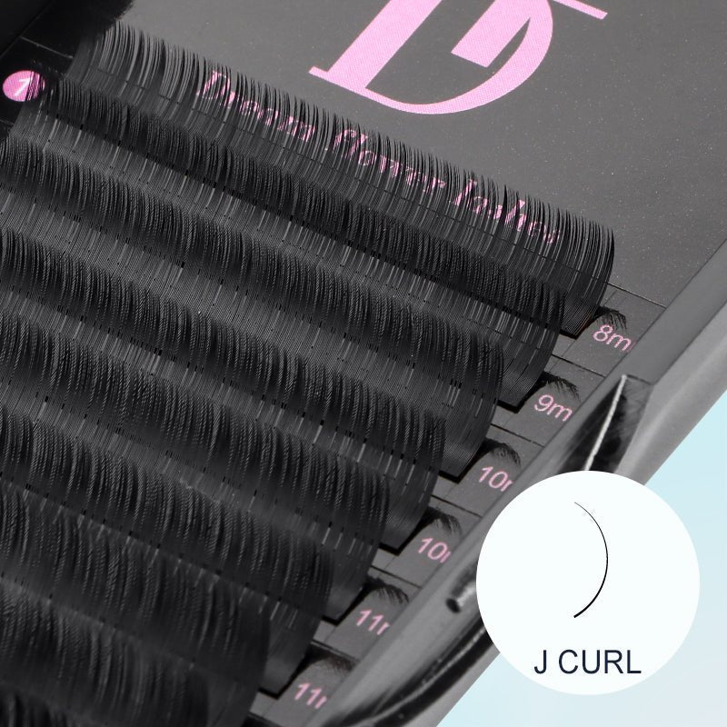 J CURL Classic Eyelash Extension Mixed Length 8 - 15mm - DreamFlowerLashes®