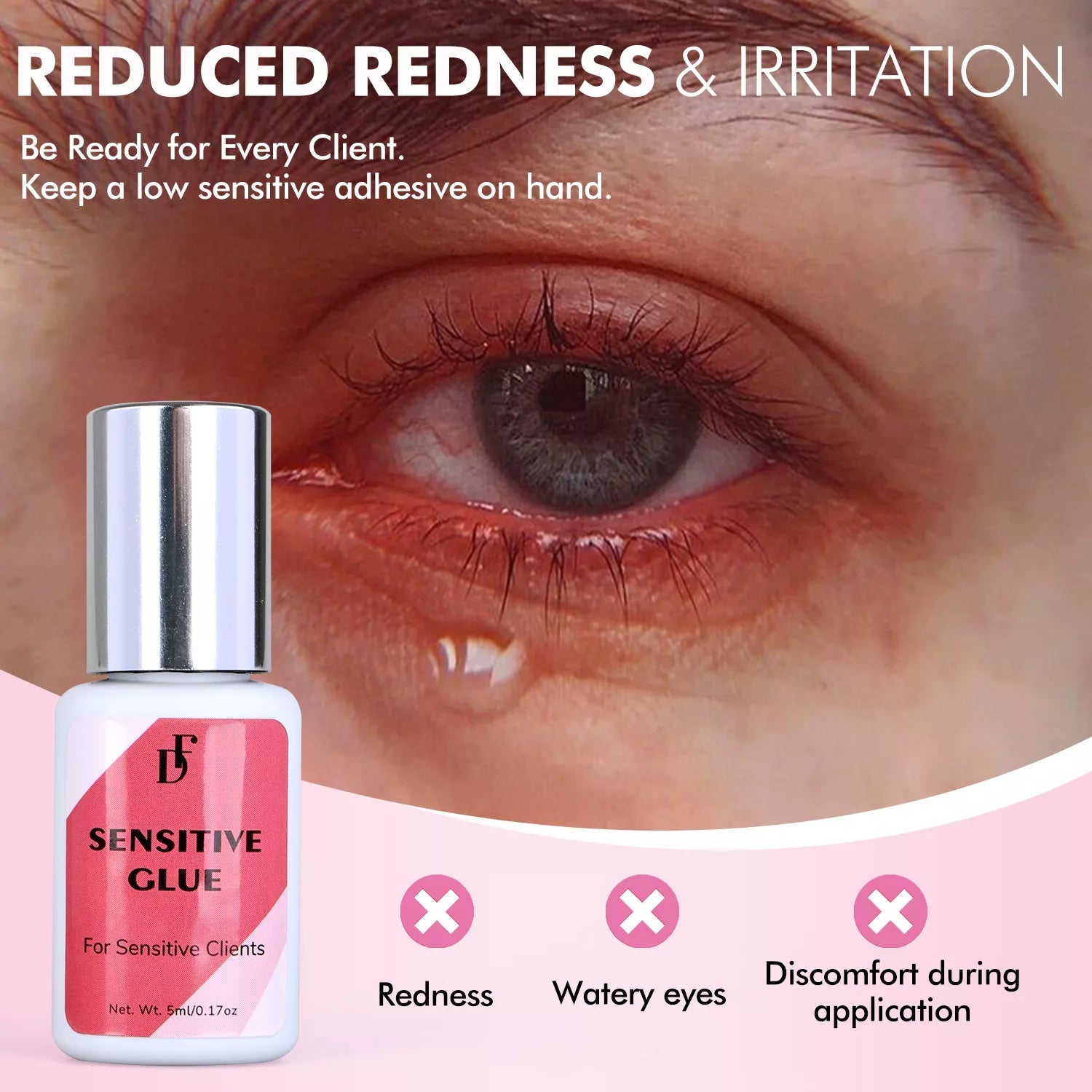 Japan Low Irritation Lash Glue for Eyelash Extension - DreamFlowerLashes®