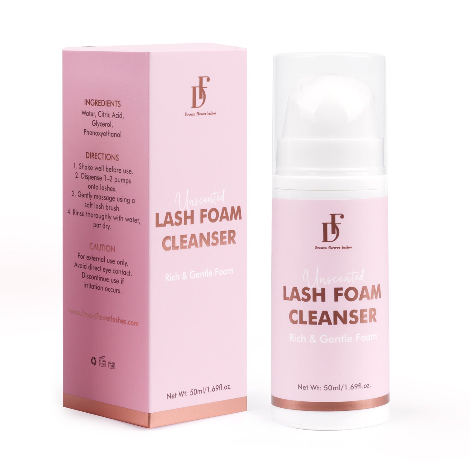 Lash Foam Cleanser | Low Sensitive - DreamFlowerLashes®