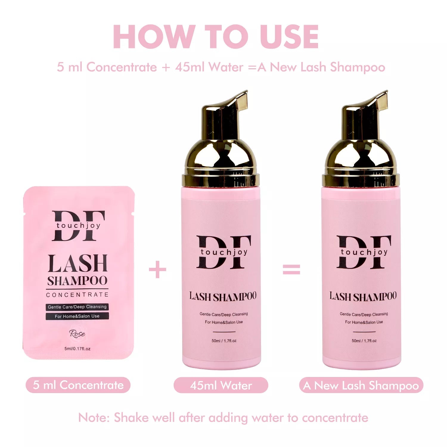 Lash Shampoo Mousse Cleaning Kit - DreamFlowerLashes®