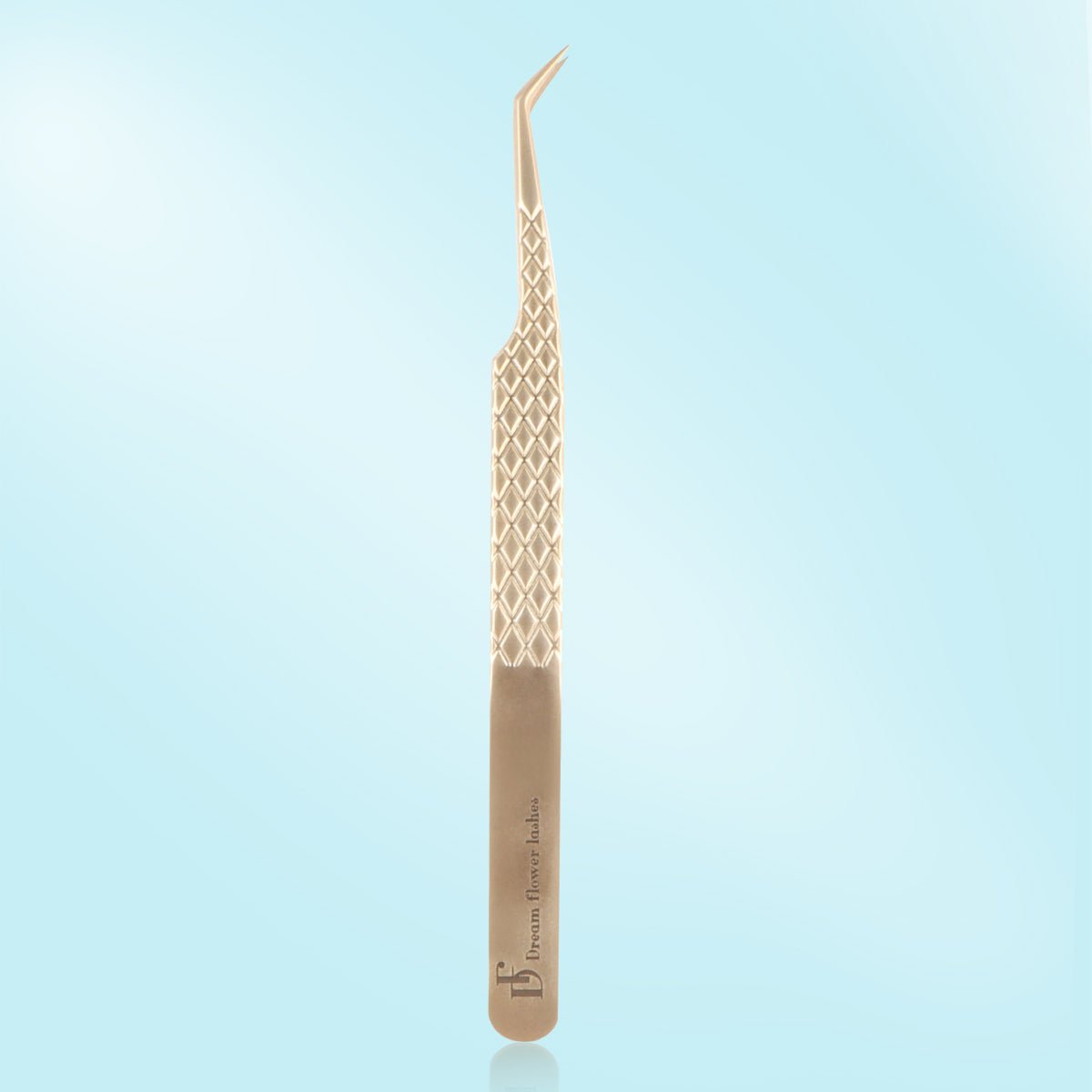 Light Gold 45 Degree Lash Tweezer - DreamFlowerLashes®