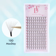 MaxStay 10D Premade Fans Volume Lashes - DreamFlowerLashes®