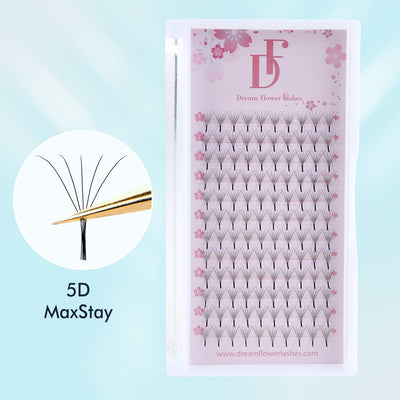 MaxStay 5D Premade Fans Volume Lashes - DreamFlowerLashes®