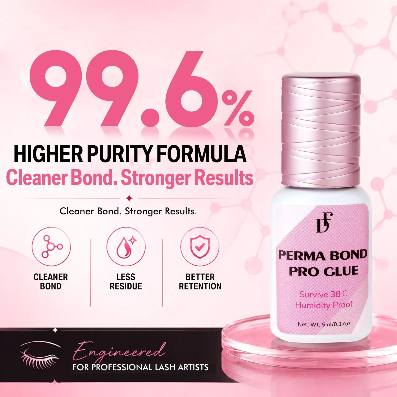 Perma Bond Pro Lash Glue 0.3s | High Humidity Lash Adhesive - DreamFlowerLashes®