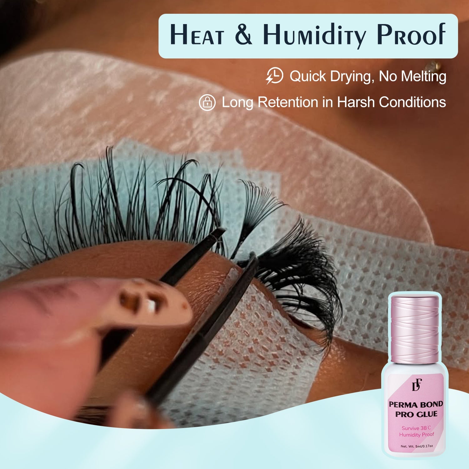 Perma Bond Pro Lash Glue Heat & Humidity Proof Lash Adhesive - DreamFlowerLashes®