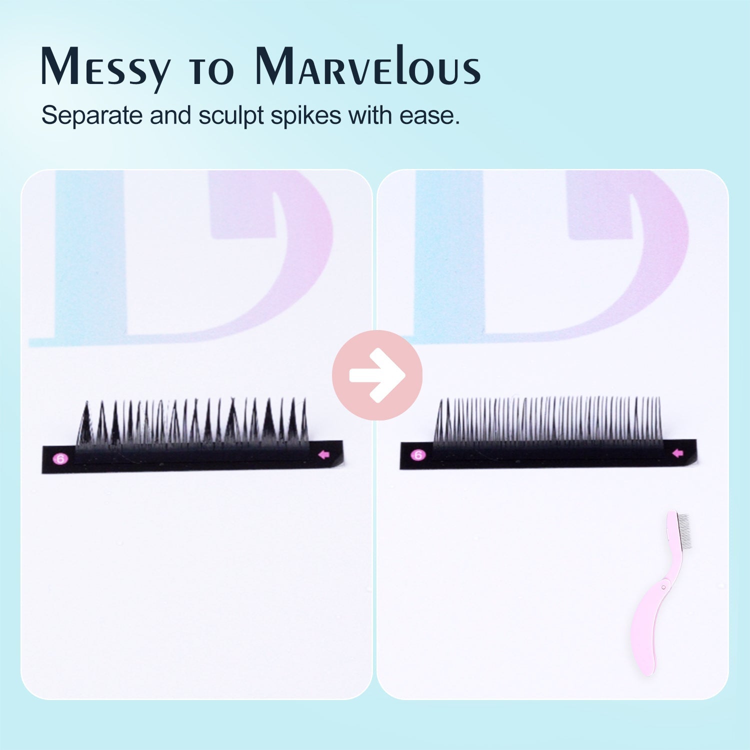 Spike Comb Brush - DreamFlowerLashes®