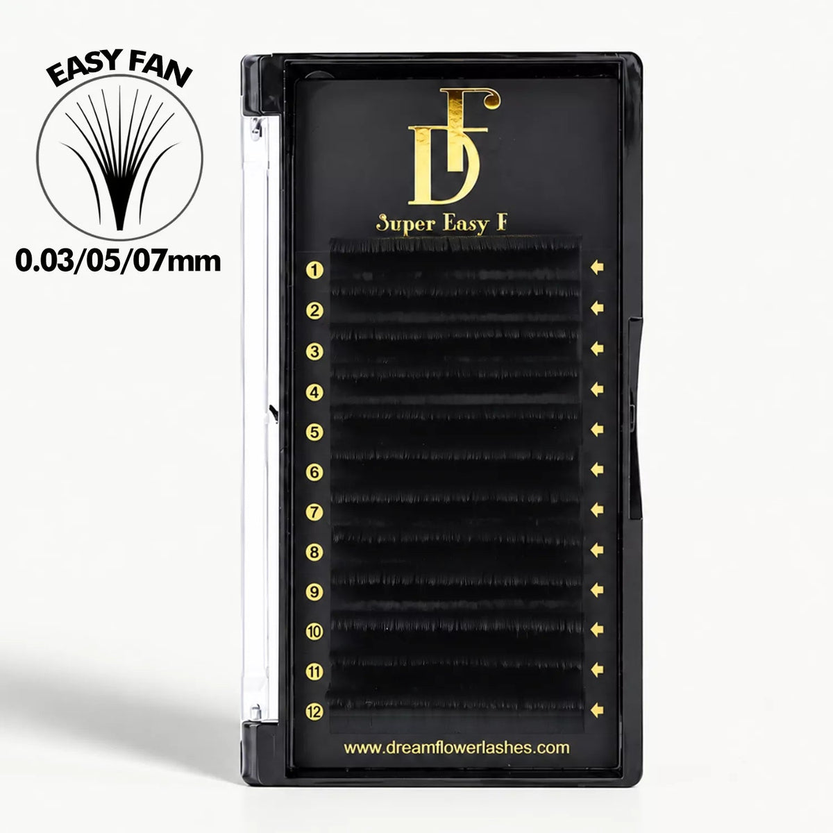 Super Easy Fan Lash Extensions 0.03/0.05/0.07 - DreamFlowerLashes®
