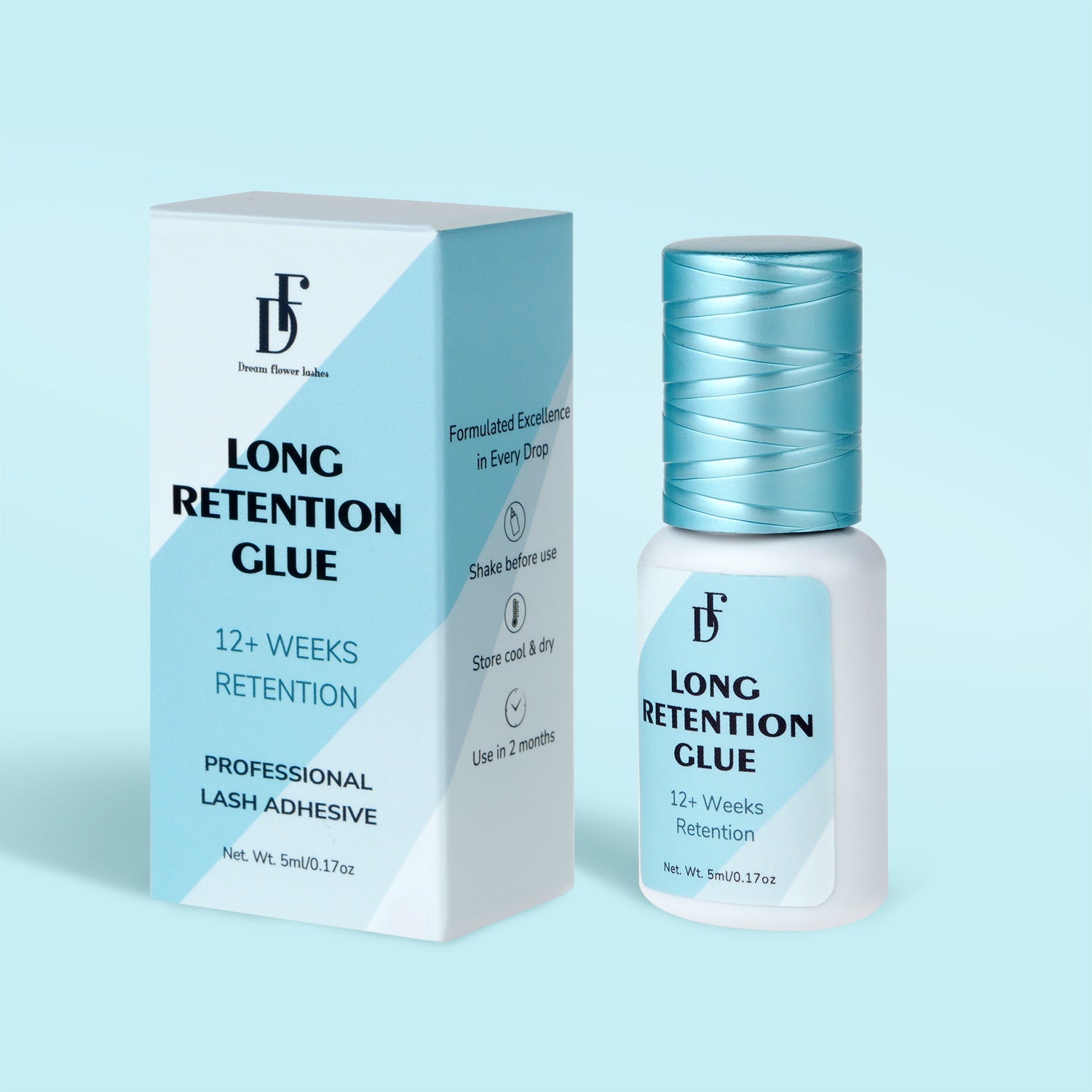 WHOLESALE: 0.3 - 0.5s Super Fast Drying Long Retention Lash Glue - DreamFlowerLashes®